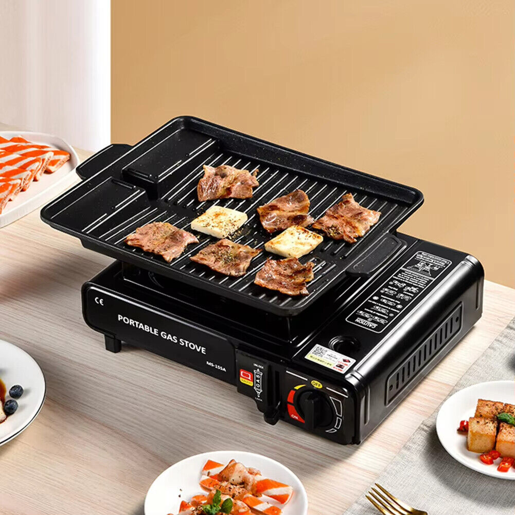 Portable Gas Stove Camping 2400 Watt Compact Design 1-burner gas oven for outdoor use