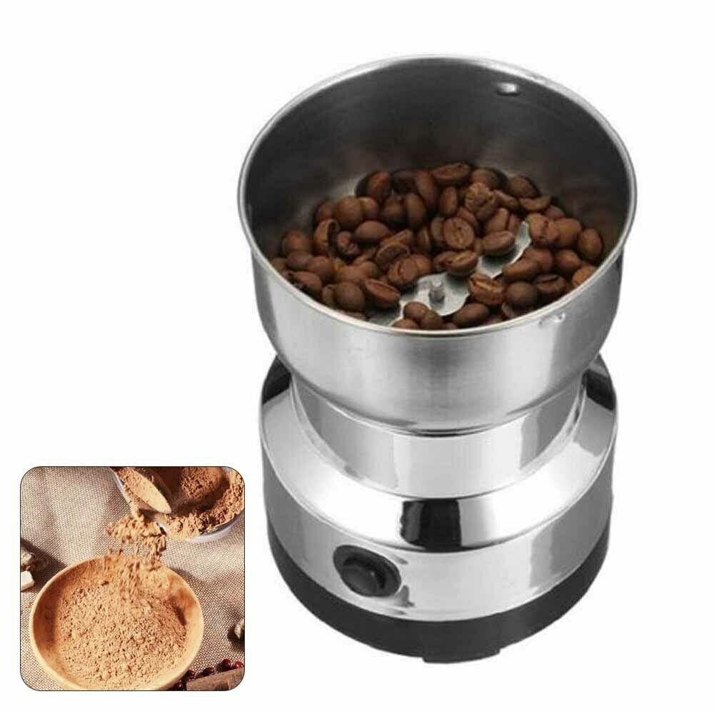 Dry Blender Electric Coffee Grinder Grinding Milling Nut Bean Spice Matte Blade Blender UK