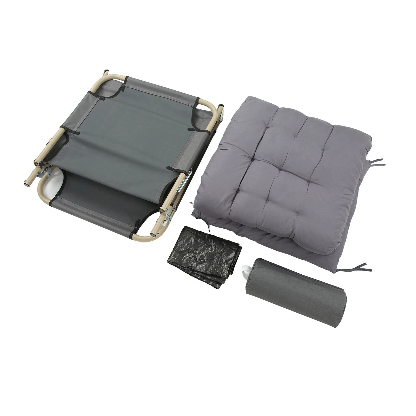 Portable Folding Camping Bed – Heavy Duty Adult Sleeping Bed for Camping Adjustable Height Mattress for Outdoor Travel Hiking