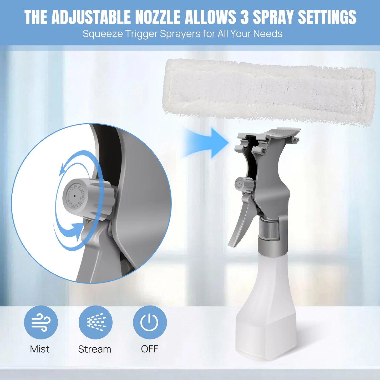 2-in-1 Cordless Window Vacuum & Scrubber | Streak-Free Shine in Seconds!