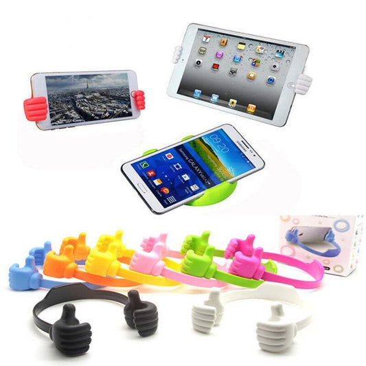 Universal "Thumbs Up" Flexible Desktop Phone & Tablet Stand