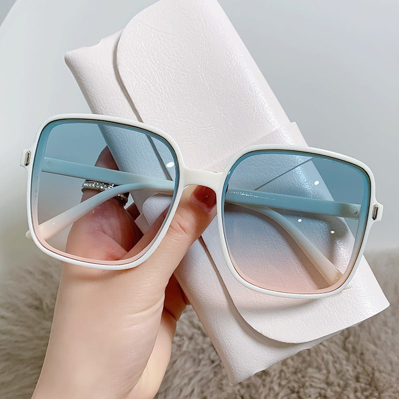 Oversized Square Gradient Sunglasses for Women