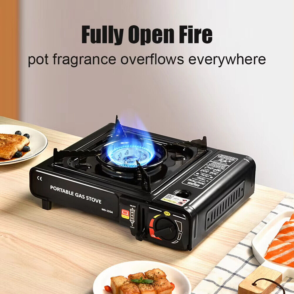 Portable Gas Stove Camping 2400 Watt Compact Design 1-burner gas oven for outdoor use