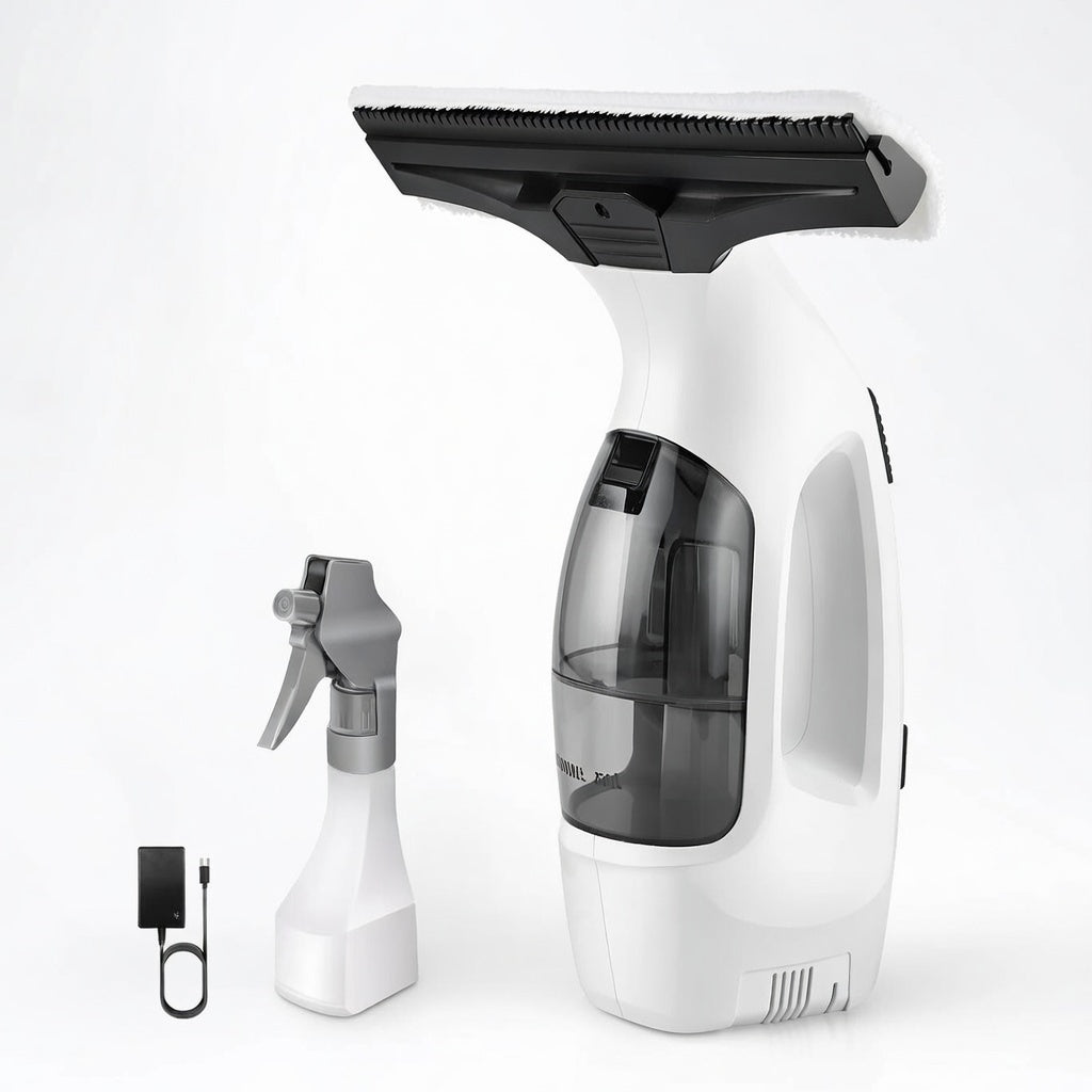 2-in-1 Cordless Window Vacuum & Scrubber | Streak-Free Shine in Seconds!