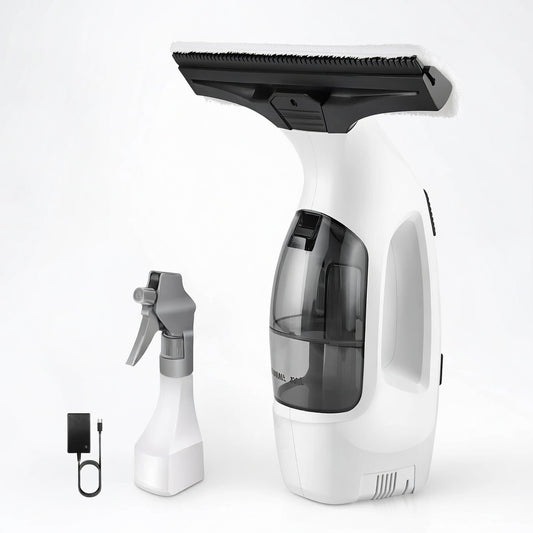 2-in-1 Cordless Window Vacuum & Scrubber | Streak-Free Shine in Seconds!