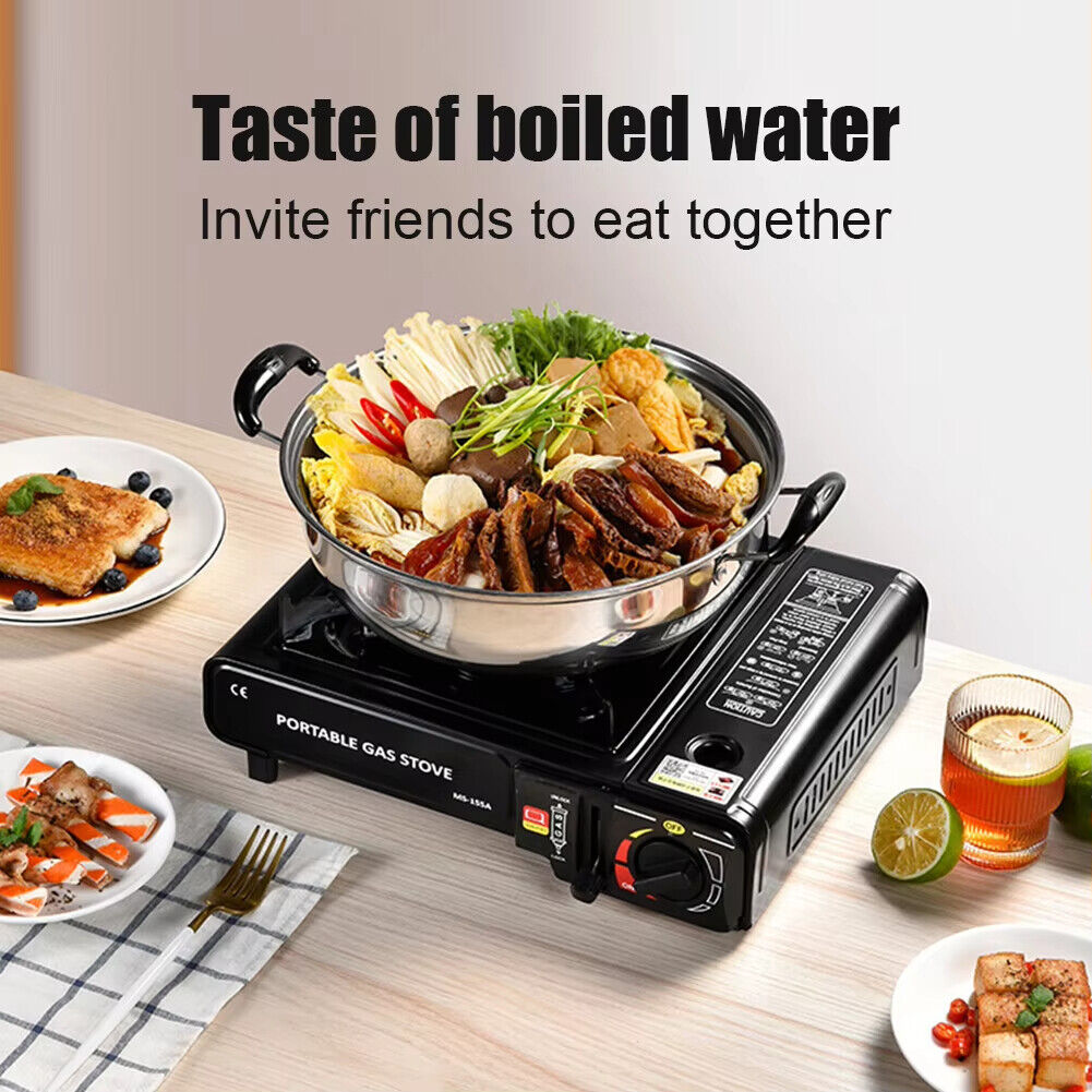 Portable Gas Stove Camping 2400 Watt Compact Design 1-burner gas oven for outdoor use