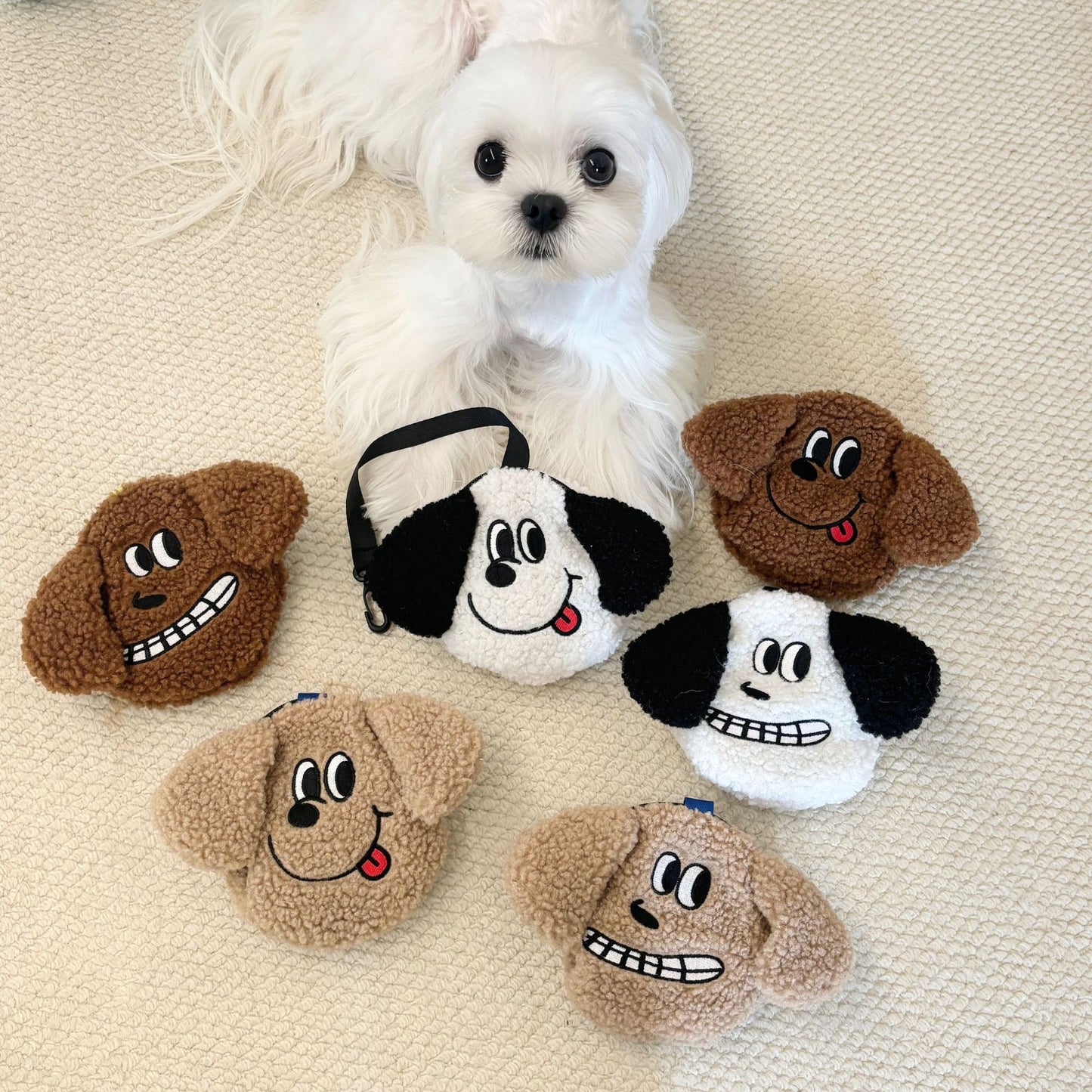 Cute Cartoon Dog Poop Bag Dispenser