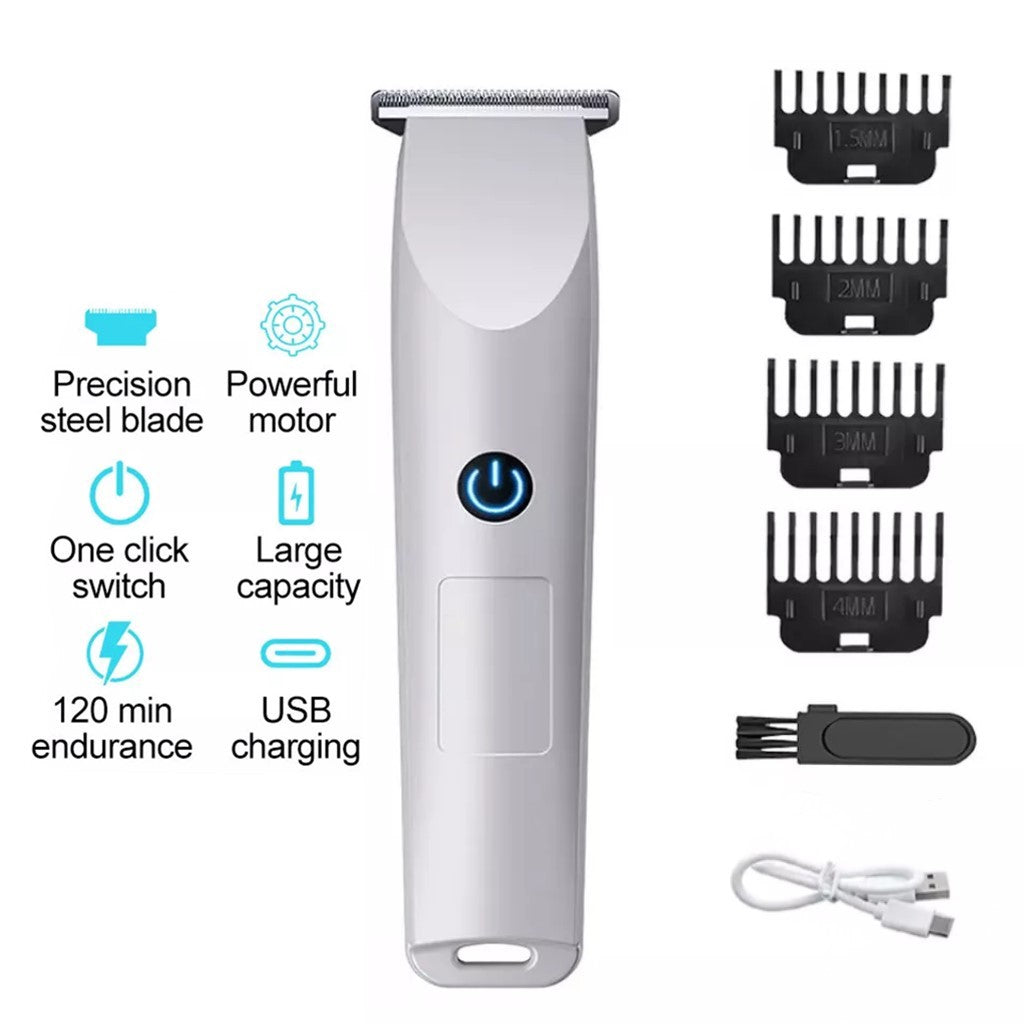 Men's Shaver Electric Hair Clipper Beard Trimmer Razor Rechargeable Shaving Machine USB Rechargeable