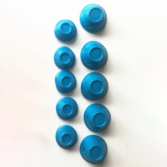 Heatless Silicone Hair Rollers Pack (10-Piece Set)