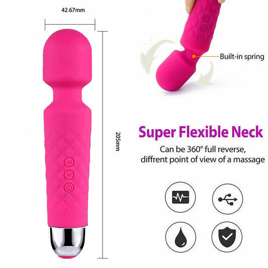 The Only Massage Wand You Need ✨ 20 Vibrating Modes | USB Rechargeable