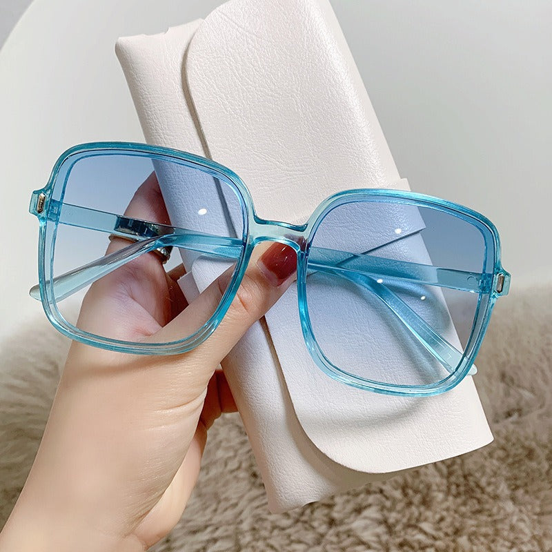 Oversized Square Gradient Sunglasses for Women