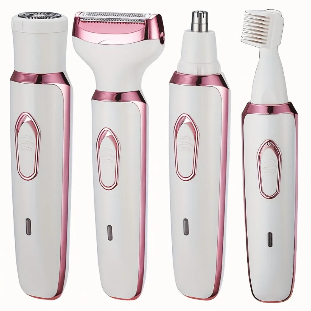 4-in-1 Ultimate Grooming Kit | Painless Hair Removal for Face, Body & Bikini