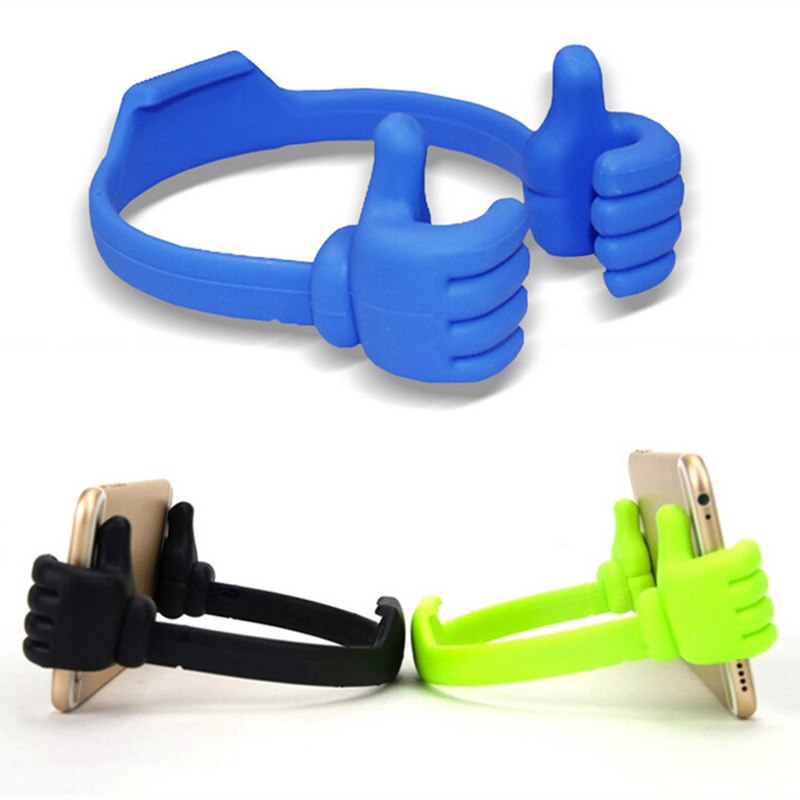 Universal "Thumbs Up" Flexible Desktop Phone & Tablet Stand