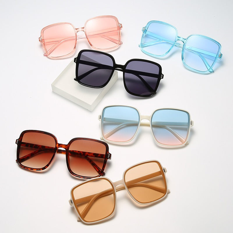 Oversized Square Gradient Sunglasses for Women