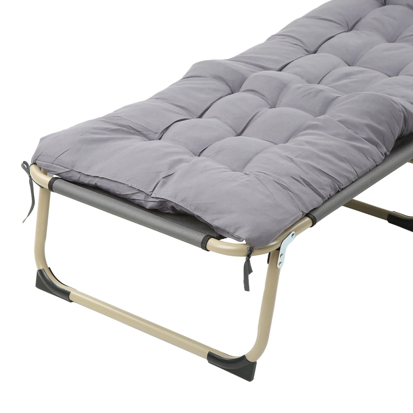 Portable Folding Camping Bed – Heavy Duty Adult Sleeping Bed for Camping Adjustable Height Mattress for Outdoor Travel Hiking