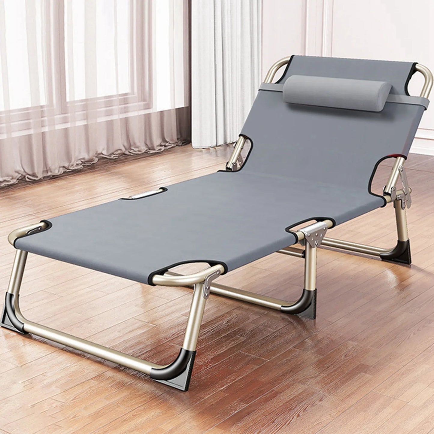 Portable Folding Camping Bed – Heavy Duty Adult Sleeping Bed for Camping Adjustable Height Mattress for Outdoor Travel Hiking