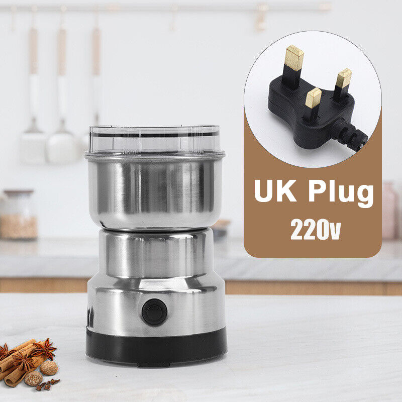 Dry Blender Electric Coffee Grinder Grinding Milling Nut Bean Spice Matte Blade Blender UK