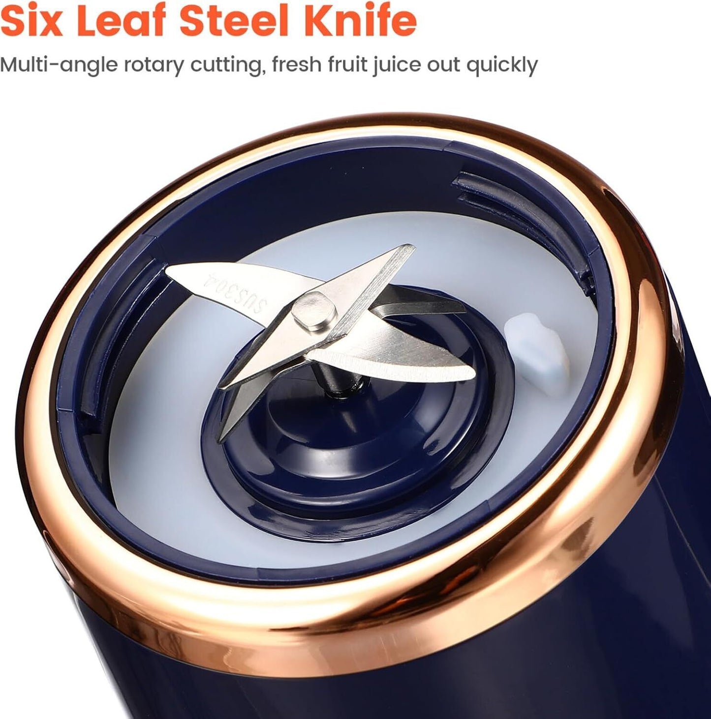 Juicer Machine - Rechargeable Electric Fruit Juice Maker Portable Blender  for Smoothies