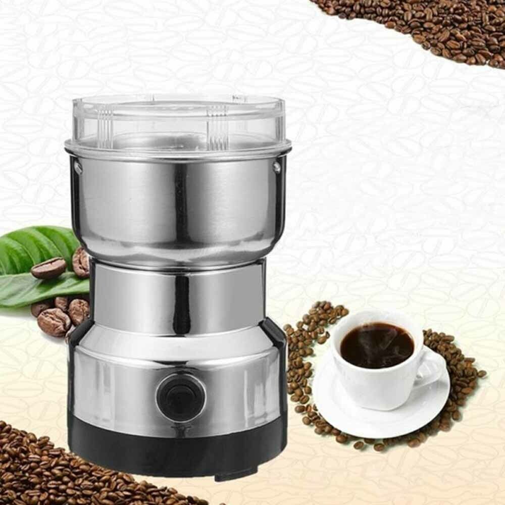 Dry Blender Electric Coffee Grinder Grinding Milling Nut Bean Spice Matte Blade Blender UK