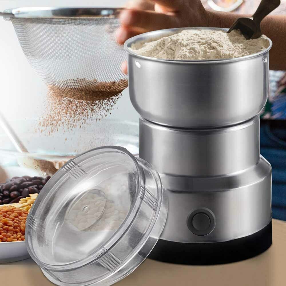 Dry Blender Electric Coffee Grinder Grinding Milling Nut Bean Spice Matte Blade Blender UK