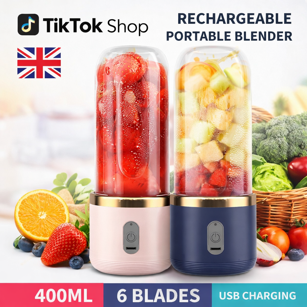 Juicer Machine - Rechargeable Electric Fruit Juice Maker Portable Blender  for Smoothies